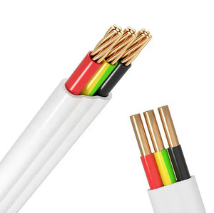 PVC <strong>TPS</strong> Stranded Copper 2 Core + Earth &amp; 3 Core + Earth 2.5mm Twin and Earth Flat <strong>Cable</strong> 450/750V Housing Use - Product Image 1