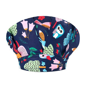 Pédiatre Travail Porter Scrub Caps Chef Bouffant Caps Coloré Soins Infirmiers Scrub Chapeaux Durable Imprimé Surgical Scrub Cap Vente en vrac - Product Image 5