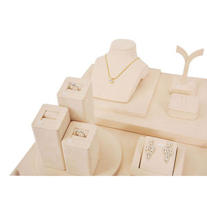 Exhibidores de Joyería Beige Directo de Fábrica, Exhibidores de Joyería para Escaparates - Product Image 3