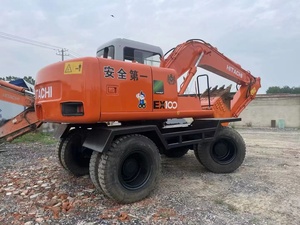 Excavadora de ruedas <span class=keywords><strong>HITACHI</strong></span> usada de alta calidad, excavadora de ruedas con motor <span class=keywords><strong>HITACHI</strong></span> <span class=keywords><strong>EX100</strong></span> original de Japón <span class=keywords><strong>EX100</strong></span>, a la venta - Product Image 2