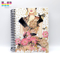 Cahier de notes à spirale A5 à couverture rigide personnalisé de bonne qualité, impression professionnelle