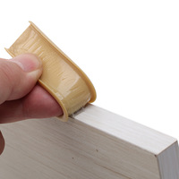 Bande de bordure en bois en forme de U pour armoires, placards et meubles, bande de finition autocollante