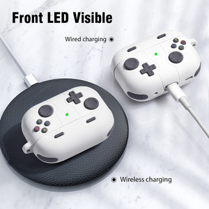 Nueva cubierta de silicona para auriculares de consola de diseño de reproductor de juegos clásico de moda para Airpod Pro 2 <span class=keywords><strong>3</strong></span> con agujero para llavero - Product Image 4