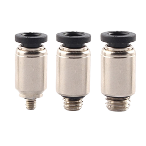 Raccord pneumatique miniature en plastique POC, raccord rapide mâle droit à insertion rapide - Product Image 1