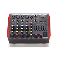 Console de mixage professionnelle BN-6A avec suppression du bruit et prise en charge USB