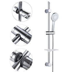18-25MM Adjustable ABS Replacement Hand <strong>Shower</strong> Rail <strong>Head</strong> Slider Clamp Holder <strong>Bracket</strong> Chrome Plated <strong>Shower</strong> <strong>Head</strong> <strong>Bracket</strong> - Product Image 4