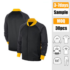 Chaqueta deportiva informal de béisbol con logotipo personalizable, prenda exterior de alta calidad y peso pesado - Product Image 1