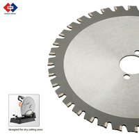 Lame de scie à découper à sec Donglai 185 mm OEM industrielle, à faible émission de poussière et sans étincelles, pour plaques d'acier fines/armatures, avec pointe en céramique/céramique métallique pour la coupe à froid du fer