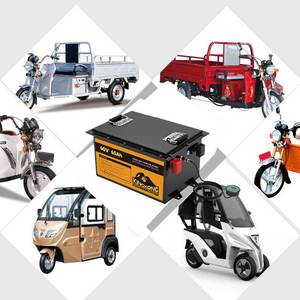 סוללת רכב חשמלי תלת אופן KK <span class=keywords><strong>Manufacturers</strong></span> Wholesale 60V 65AH, חבילת סוללות T30 במצב חצי מוצק LiFePO4, 8000 מחזורי טעינה - Product Image 1