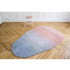 Karpet rumbai tangan kustom karpet dekoratif populer populer baru untuk rumah