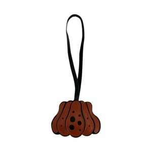Halloween Party Pumpkin <b>Bag</b> Pendant Trendy Dot Pattern Leather <b>Bag</b> <b>Charm</b> Holiday Decorative Keychain for Women Handbags & Totes - Product Image 4