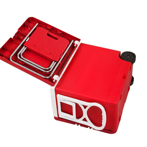 Nhà Sản Xuất PP + EPS Chất Liệu Cắm Trại Có Thể Gập Lại Thực Phẩm Di Động Ice 28L Bảng Đa Chức Năng Cooler Box - Product Image 3