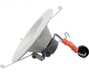 ชุดไฟดาวน์ไลท์ LED แบบฝังฝ้าเพดาน AC120V ขนาด 4 นิ้ว 6 นิ้ว ปรับความสว่างได้ แสงเดย์ไลท์ 9W 12W ขั้ว E26 มาตรฐานอเมริกัน ETL สำหรับเปลี่ยนหลอดเดิม - Product Image 2