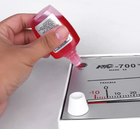 MC -700 Red Oil Pressure Meters Multi-range Clean Room Civil Defense Broiler Chicken Dedicated