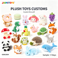 Peluche personnalisable ultra douce pour machines à griffes et salles d'arcades - Dinosaure, Ours, Singe et plus - ODM/OEM disponible