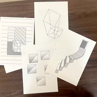 Livre de dessin 3D stéréoscopique magique, cahier d'illusions optiques pour enfants, étudiants, débutants, école d'art, salle de classe