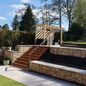 <span class=keywords><strong>Escaleras</strong></span> de jardín rústicas de estilo moderno de acero Corten de corte por láser para paisajismo - Product Image 5