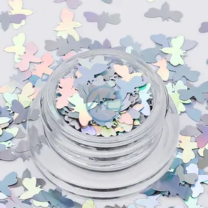 Holographic Butterfly Table Confetti Iridescent Shape Glitter Sequin Scatter for Halloween Birthday Wedding Festival Party DIY