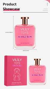 Perfume para Mujer, <span class=keywords><strong>Eau</strong></span> de Toilette, 100 ml, Aroma Dulce y Afrutado de Larga Duración, Bonito Frasco Rosa, Romántico para San Valentín/Cumpleaños - Product Image 5