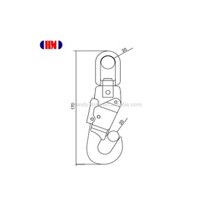 เหล็กตีขึ้นรูป (ชุบสังกะสี) แบบหมุนได้ ผู้ผลิต OEM/ODM ไต้หวัน 22kN - Product Image 6