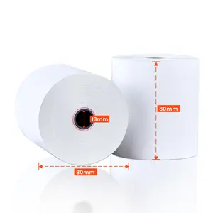 Fabrik Liefern Thermische Papier Rolle Kostenloser Probe thermische Papier Rolle 80mm x 80mm