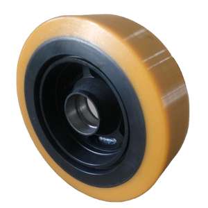 350x100mm NO. Suku cadang MR16/MR16H/MR20/MR20H/MR20W roda beban poliuretan tahan aus Solid 1499033 - Product Image 2