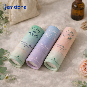 หลอดกระดาษแบบดันขึ้นสำหรับลิปสติกและผลิตภัณฑ์ระงับกลิ่นกาย คุณภาพสูง ย่อยสลายได้ รีไซเคิลได้ พิมพ์สี่สี สำหรับบรรจุภัณฑ์ - Product Image 3