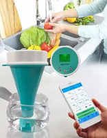 Testeur de réservoir de piscine en ligne étanche 6-en-1 avec lumière bleue personnalisable ODM/OBM prend en charge OEM