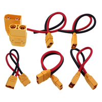 XT60-F/M XT60 avec prise filaire, prise pour avion modèle réduit, convertisseur haute intensité avec adaptateur de prise pour batterie au lithium