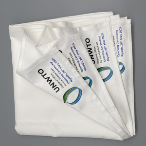 Khách sạn Bông Khăn Ăn 100% Vải Lanh phong cách đồng bằng bàn ăn Khăn ăn 50*50cm cho đám cưới và các bên - Product Image 5