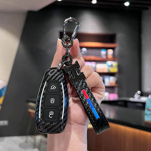 Étui de protection pour clé en fibre de carbone de haute qualité pour Ford Kuga EcoSport Mondeo Focus Fiesta - Porte-clés de protection - Product Image 3