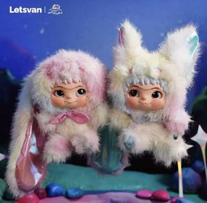 100% Auténtico Letsvan Wakuku V2 <span class=keywords><strong>Fox</strong></span> Bunny Trickor Treat Juguetes de Peluche de PVC Colgantes Muñecos de Moda Cajas Misteriosas Ciegas de 6 Piezas - Product Image 5