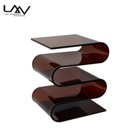 Support de rangement créatif pour livres et magazines, lampe de Table latérale de luxe pour chambre à coucher, supports de nuit en acrylique, casiers meubles
