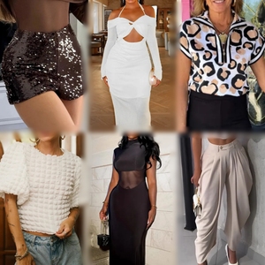 Hot Selling Suppliers Wholesale the Cheapest Inventory of Women's <b>Clothes</b>, Dresses, Tops, Fashionable T-shirts, Pants - Product Image 5