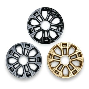 Kachi 4 pièces 21 pouces Enjoliveurs décoratifs pleine couverture pour Lynk & Co 900 1ère génération SUV, anti-rayures, finition <span class=keywords><strong>peinture</strong></span> ABS cuite, à clipser, extérieur - Product Image 1