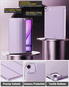 Ốp lưng bảo vệ chắc chắn, sản xuất hoàn chỉnh cho iPad Air 13 inch, iPad Pro 12.9 inch (M3 2025, M2 2024), iPad thế hệ thứ 6, 5 (2022, 2021) - Product Image 3