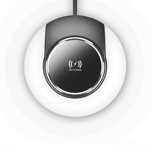 10W LED Night Light Qi ไร้สาย Charger Fast Charging Dock สำหรับ iPhone Samsung LED Light Night ไร้สาย Fast Charging - Product Image 3
