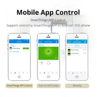 Zemismart Smartthings Control Ensemble de rideaux motorisés Z-Wave Rideaux intelligents personnalisés avec type électronique et piste
