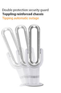 Nuevo producto más vendido, <span class=keywords><strong>ventilador</strong></span> enfriador de aire, calentador, <span class=keywords><strong>ventilador</strong></span> eléctrico sin aspas para el hogar, protección múltiple de bajo ruido - Product Image 5