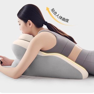 Memory Foam Bed Sleeping Pillow Triangular Shape For Reading And Sleep Support With Textured Surface - Product Image 4