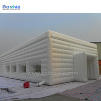 Grande tente gonflable en forme de Cube, grand chapiteau, tente de fête, personnalisée, en plein air, pour fête de mariage, en PVC, à vendre