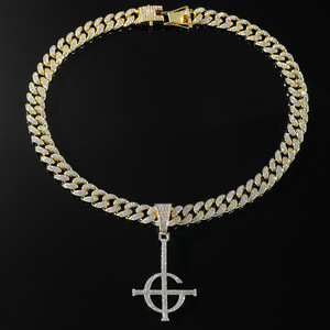 Hot Selling Light Luxury Exquisite Design Circle <b>Cross</b> Pendant Necklace Personalized Women's Necklaces Fashion Jewelry - Product Image 2