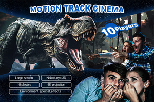 LEKE Personnalisé Smart Metaverse 5D 7D VR Simulator Indoor Metal Flight Theater System with Flying Track 9D Cinema Theater - Product Image 2