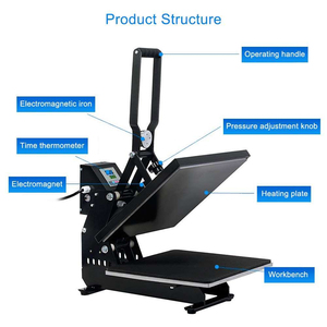 Máquina de Prensa de Calor Semiautomática para Camisetas con Impresión Digital DIY, Venta Directa de Fábrica, Personalizable - Product Image 3