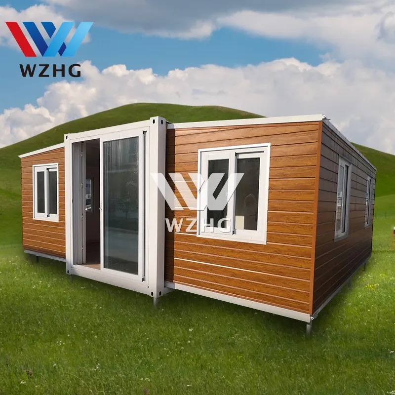 Gemakkelijk Te Onderhouden Off-Grid Huis Container Prefab Huis Klein Huis 2 Bed Met Badkamer Met Villa Decoratie