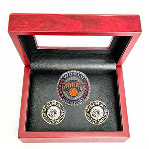 Ensemble de bagues de championnat des Knicks de <span class=keywords><strong>New</strong></span> <span class=keywords><strong>York</strong></span> 1970 1973 2026, boîte de présentation, alliage de haute qualité, strass, souvenirs, cadeaux pour hommes - Product Image 6
