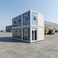 Bureau mobile préfabriqué en acier pliable de 10 à 30 pieds avec installation rapide et économique pour chantier de construction