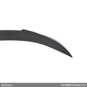 For 6 Series Convertible 2Door/F12 M6 V Style Carbon Fiber <b>Rear</b> <b>Spoiler</b> Trunk Wing 2011-2018 - Product Image 5