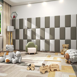 Bảng điều khiển chống va chạm lõi bọt mật độ cao với bề mặt da và lớp nền MDF cho tường giả lập golf trong nhà - Product Image 6