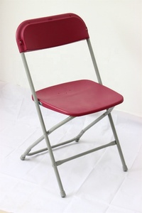 Sillas plegables de plástico blanco para jardín para fiesta - Product Image 3